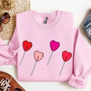 Refinery Number One Lollipop Heart Sweatshirt Size 2XL